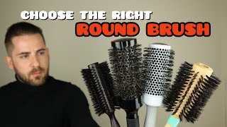 Choose the right Round brush  ceramic brush  boar hair brush  mix bristle brush explain [upl. by Euhsoj]