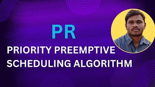 24 PRIORITY PREEMPTIVE PR SCHEDULING ALGORITHM WITH EXAMPLE [upl. by Nomra]