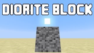 How To Make Diorite and Polished Diorite  Minecraft 18 [upl. by Mcferren797]