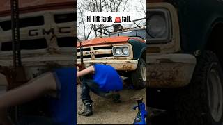 Hi lift jack Fail under a car [upl. by Agostino]