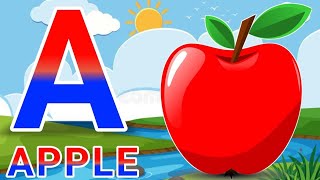 A for apple b for ball song abcd song abcd rhymes video abcd learning  Pinkya2z [upl. by Elleiram]