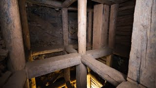 Incredible 150 Yearold Square Set Timbering  Exploring the Abandoned Highland Mine [upl. by Nabetse]