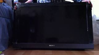 Sony Bravia 32quot HDTV Unboxing KDL32EX401 [upl. by Benenson]