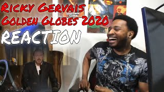 Ricky Gervais Golden Globes 2020 Opening REACTION  DaVinci REACTS [upl. by Roderich]