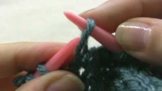 How to Knit Slip Slip Knit SSK [upl. by Etnuhs]