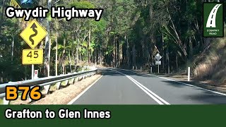 Driving from Grafton to Glen Innes  B76 Gwydir Highway Northern NSW 4K [upl. by Tertia]