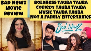 Bad Newz Movie Review Vicky Kaushall Tripti Dimri Ammy Virk Neha Dhupia Anand Tiwari [upl. by Abie]