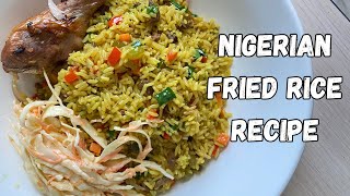 Easy Nigerian Fried Rice Recipe [upl. by Winther]