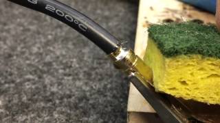 Soldering tips with large wire and bullet connectors WWD2 Series [upl. by Ecirtael]