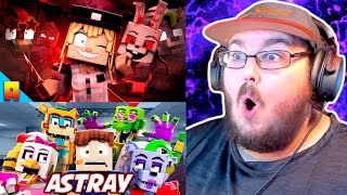 The Vanny Song 🔪 quotHide and Seekquot amp quotAstrayquot  Minecraft FNAF SB Animated Music Video REACTION [upl. by Lot]