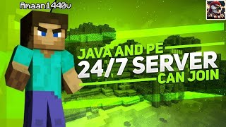 🔴247 Joinable Minecraft Server PUBLIC  Java amp Bedrock Survival Server  minecraft livestream [upl. by Sdlonyer]