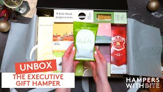 The Executive Gift Hamper  Christmas Hampers 2023 I Hampers With Bite [upl. by Nojel]