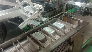 Bulgaria Canned fish box packing machine [upl. by Ytissac]