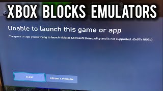 Xbox Bans Emulators in Retail Mode  MVG [upl. by Grimes]