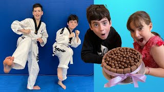 Karate and Cake Decorating with The Hodgepodge Eight [upl. by Reitrac]