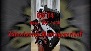 VW T4 Zahnriemen Montageablauf AAF ACU [upl. by Analrahc]