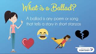 What is a Ballad  Poetry [upl. by Enriqueta]