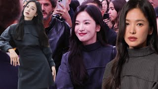 Song Hye Kyo stole the spotlight at Fendis show at Milan Fashion Week [upl. by Gerrilee]