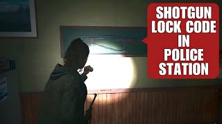 Shotgun Lock Code in Police Station  Alan Wake 2 [upl. by Dyson881]