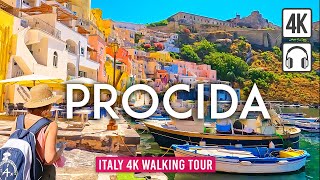 Procida 4K Walking Tour Italy  Peaceful morning walk  Captions amp Immersive Sound 4K UHD60fps [upl. by Sherrod]