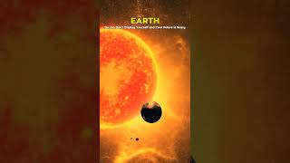 Sun VS Earth earth sun shorts space solarsystem [upl. by Asenab]