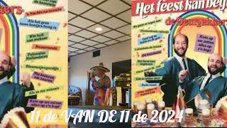 HET FEEST KAN BEGINNEN🥳 11de van de 11de🥳DE DEURZAKKERS COVER 🎤RON STEVENS [upl. by Ollehcram586]