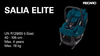 Product feature video Why choosing RECARO Salia Elite [upl. by Coppock]