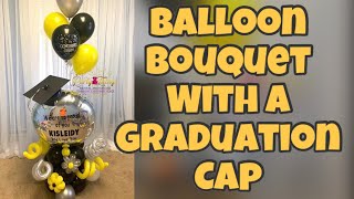 How to do graduation balloon bouquet DIY balloon bouquet How to do balloon bouquet [upl. by Judenberg]