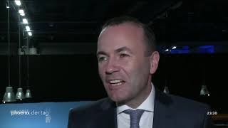 Interview mit Manfred Weber zur Wahl zum EVPSpitzenkandidaten für die Europawahl 2019 am 081118 [upl. by Kondon]