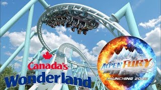 Canadas Wonderland Alpen Fury Location canadaswonderland alpenfury rollercoaster [upl. by Ellevehc85]