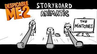 Despicable Me 2 Storyboard Animatic  Ending credits with Minions [upl. by Aneeg]