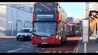 111 Terminating At The Refurbished amp Reopened Cromwell Road Bus Station Kingston upon Thames [upl. by Norihs]