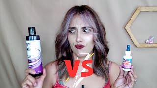 VIOLETA DE GENCIANA VS SHAMPOO MATIZADOR IN BELLEZA VIOLETA 😱 CUAL DE LOS DOS ES MEJOR 🤔 [upl. by Gustavo261]