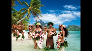 Aloha Oe  Dance Practice Song ❤I LOVE TAHITI amp POLYNESIA ❤ Tahitian Drums [upl. by Uriah]