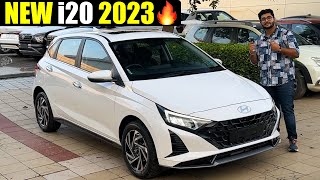 i20 Facelift 2023  More Sporty Now🔥  Walkaround with On Road Price [upl. by Idnak]