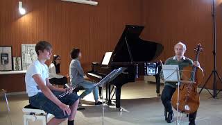 Stephan RIECKHOFF masterclass GLINKA trio Pathétique 1st movm [upl. by Mcfadden]