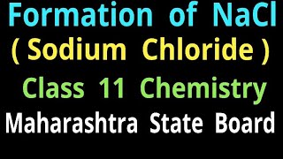 Formation of Sodium Chloride  NaCl   Ionic bond or electrovalent bond [upl. by Arocahs]