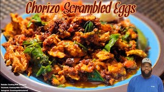 Chorizo Scrambled Eggs  Mexican Style Scrambled Eggs  Keto  Low Carb  Cooking With Thatown2 [upl. by Ahsiniuq]