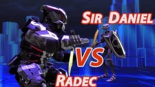 Radec VS Sir Daniel PlayStation AllStars Battle Royale [upl. by Jodi]