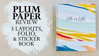 PLUM PAPER PLANNERS WEEKLY  DAILY [upl. by Laynad]