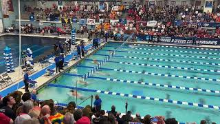 13634 200 IM Leon Marchand NCAA Record  2023 Mens NCAA Championships [upl. by Ambros462]