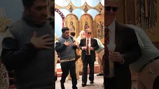 Distribution of blessed Easter eggs at the Greek Orthodox Cathedral in Atlanta [upl. by Goldfinch]