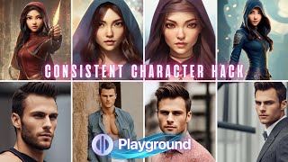 Playground AI Consistent Character Hack No Training Required [upl. by Yro]