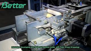 Automatic Enveloping and Stacking Machine AGM with Plate Group Wrapping [upl. by Nahpos468]