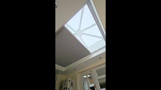 Honeycomb Openview Electric Roof Lantern Blind [upl. by Lisabeth]