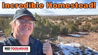 Amazing 30 ACRE Offgrid High Desert Arizona Homestead and Its FOR SALE [upl. by Cini]