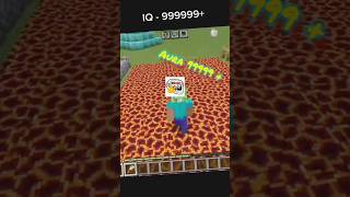 Minecraft IQ 99999   trollface minecraft yt shorts ytshorts ytshorts gamingCraftCove [upl. by Sarina521]