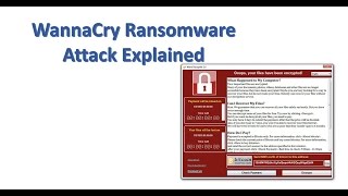 WannaCry Ransomware Explained [upl. by Inaluiak126]