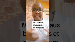 Message aux Blogueurs amp influenceurs pourtoi afrique [upl. by Gaskins]