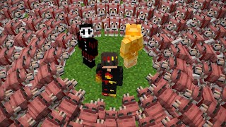 1000 Armored Wolves VS Minecraft SMP [upl. by Kliment671]